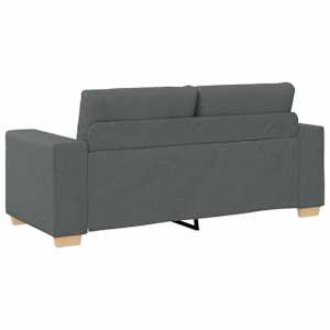 Loveseat Sofa Tmavě šedá 180x77x82 cm textil - obrázek 6