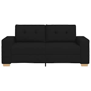Loveseat Sofa Černý 180x77x82 cm textil - obrázek 4