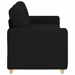 Loveseat Sofa Černý 180x77x82 cm textil - obrázek 5
