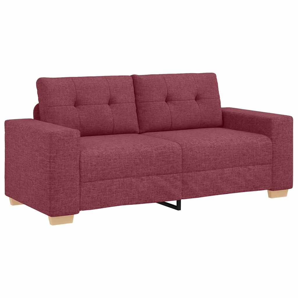 Thumbnail - vidaXL Loveseat-Sofa Weinrot 140 cm Stoff