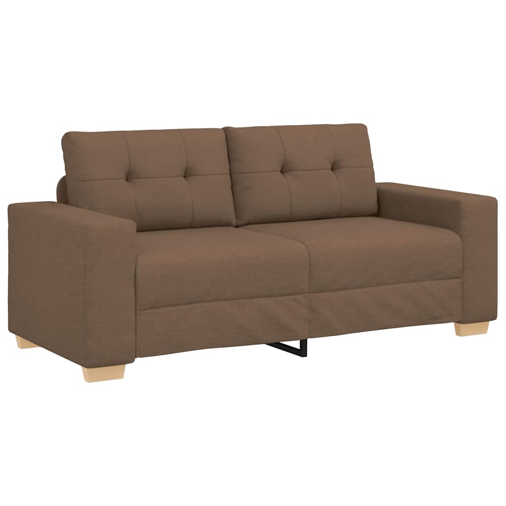 Thumbnail - vidaXL Loveseat-Sofa Braun 140 cm Stoff