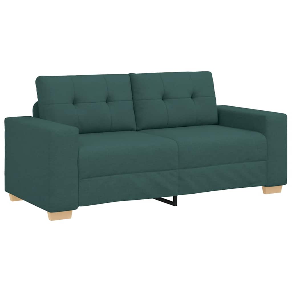 Thumbnail - vidaXL Loveseat-Sofa Dunkelgrün 140 cm Stoff