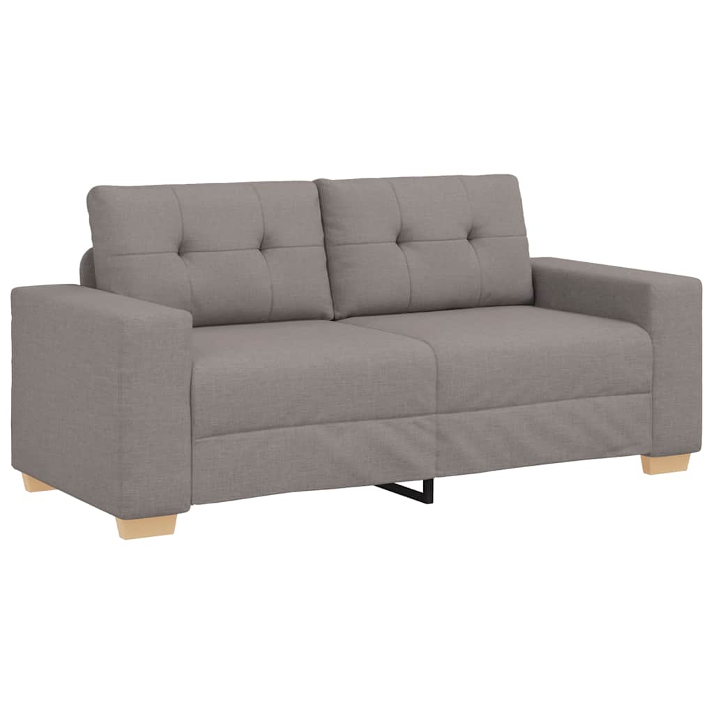 Thumbnail - vidaXL Loveseat-Sofa Taupe 140 cm Stoff