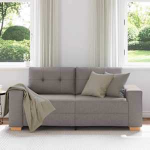 Dvousedák, taupe, látka 180 x 77 x 82 cm - obrázek 3