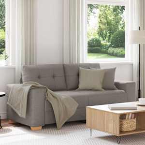 Dvosed taupe 180x77x82 cm blago