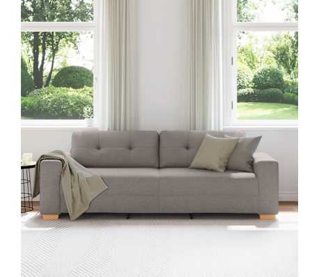 vidaXL &Kappa;&alpha;&nu;&alpha;&pi;έ&sigmaf; 180cm Taupe ύ&phi;&alpha;&sigma;&mu;&alpha;