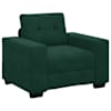 vidaXL diivanitool, tumeroheline, 100 x 78 x 80 cm, samet