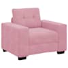 vidaXL diivanitool, roosa, 100 x 78 x 80 cm, samet