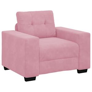 vidaXL diivanitool, roosa, 100 x 78 x 80 cm, samet