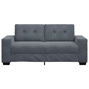 Loveseat Sofa Tmavě šedá 180x77x82 cm samet - obrázek 4