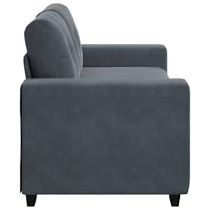 Loveseat Sofa Tmavě šedá 180x77x82 cm samet - obrázek 5