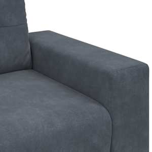 Loveseat Sofa Tmavě šedá 180x77x82 cm samet - obrázek 7