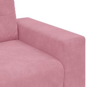 3-místné sofa Růžová 220 cm samet - obrázek 5
