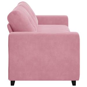 3-místné sofa Růžová 220 cm samet - obrázek 3