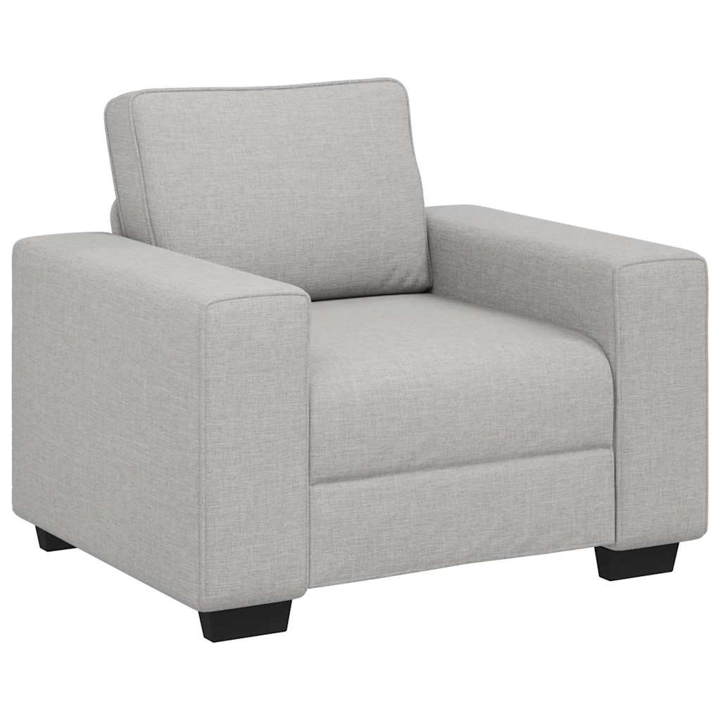 vidaXL Sofastoel Wolkgrijs 100x77x82 cm Stof grijs, foto 3