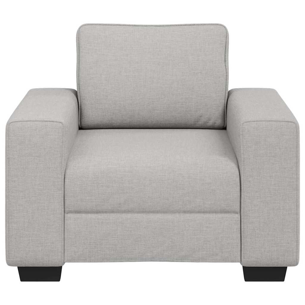 vidaXL Sofastoel Wolkgrijs 100x77x82 cm Stof grijs, foto 4