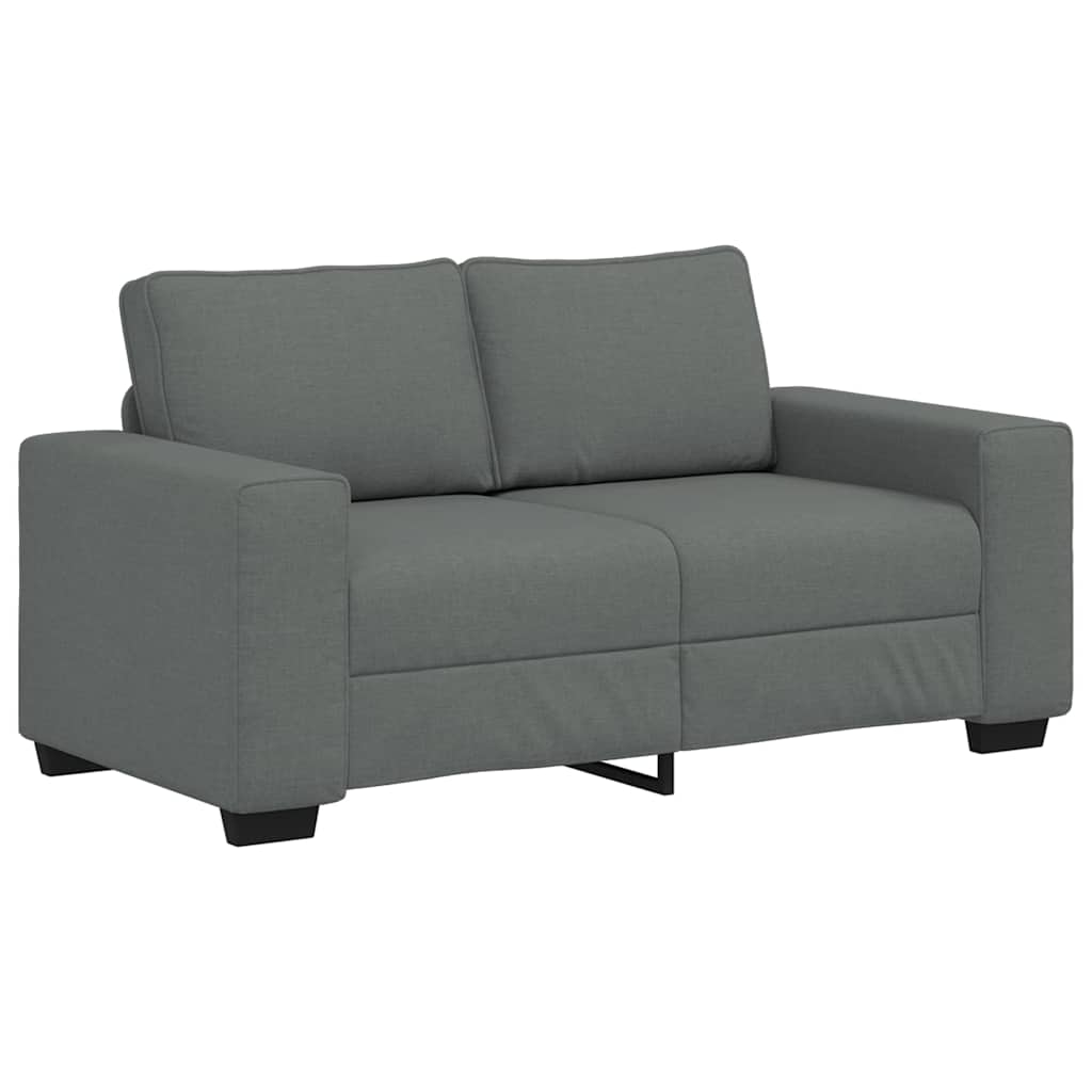 vidaXL Pohovka pro 2 osoby tmavě šedá 120 cm látka
