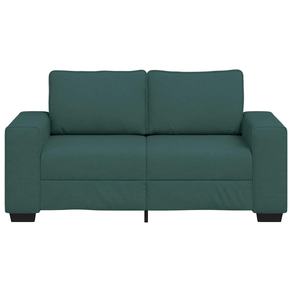 vidaXL 2-zitsbank donkergroen 160x77x82 cm stof groen, foto 4