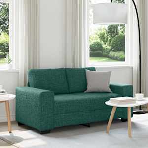 Dvosed temno zelen 160x77x82 cm blago