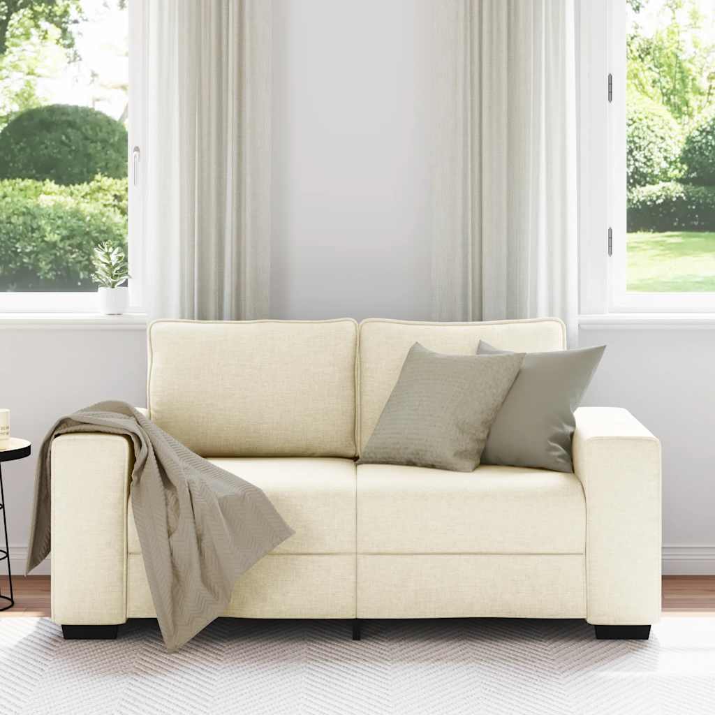 Thumbnail - vidaXL | Sofa | mit Kissen mit Kissen Beige 160 x 77 x 82 cm Leinen