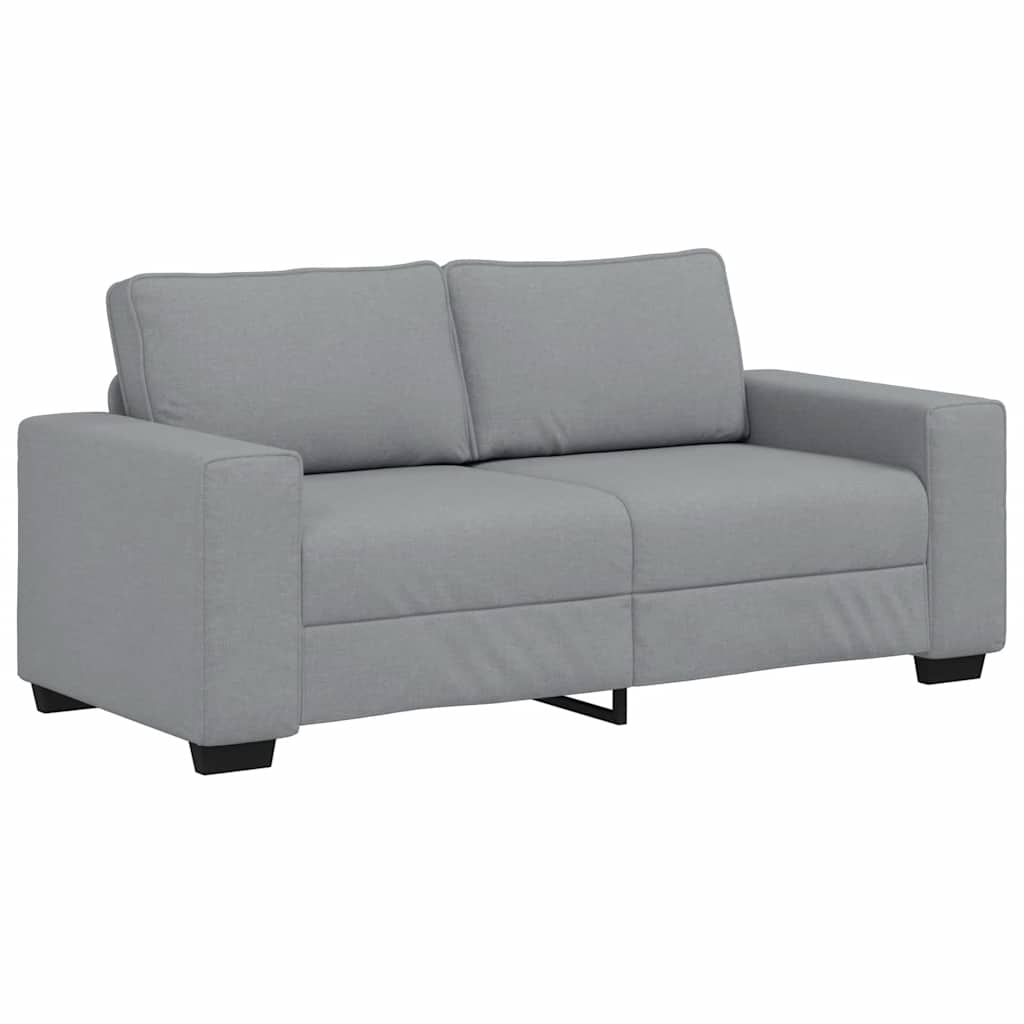 Levně vidaXL Pohovka pro 2 osoby Světle šedá 180x77x82 cm Látka