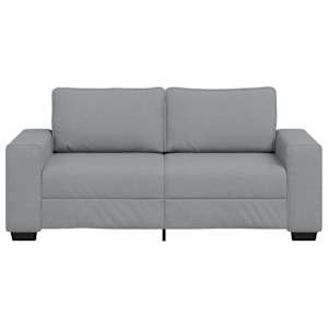 Pohovka pro 2 osoby Světle šedá 180x77x82 cm Látka - obrázek 4