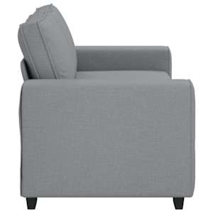 Pohovka pro 2 osoby Světle šedá 180x77x82 cm Látka - obrázek 5