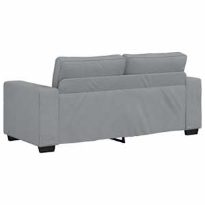 Pohovka pro 2 osoby Světle šedá 180x77x82 cm Látka - obrázek 6