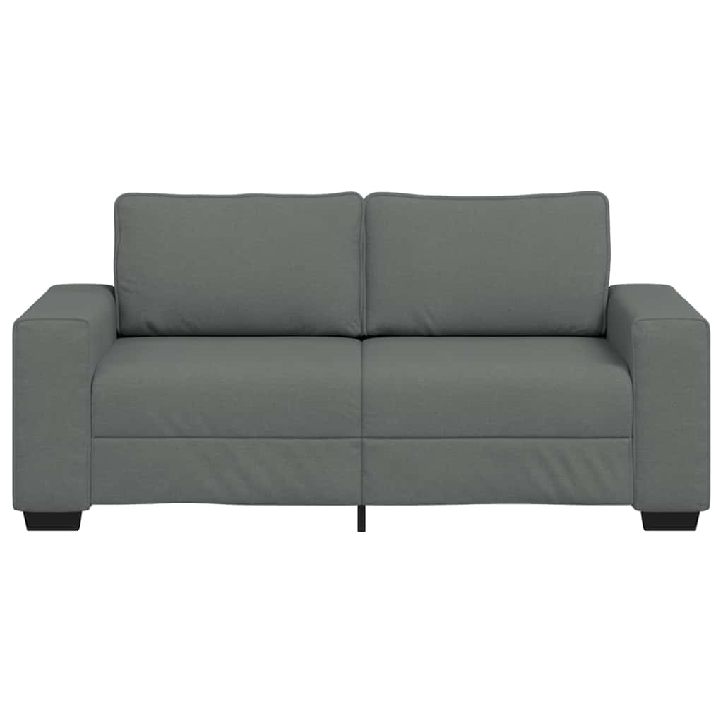 vidaXL 2-zitsbank 180x77x82 cm stof donkergrijs grijs, foto 4