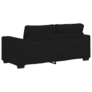 Pohovka pro 2 osoby černá 180x77x82 cm látka - obrázek 6