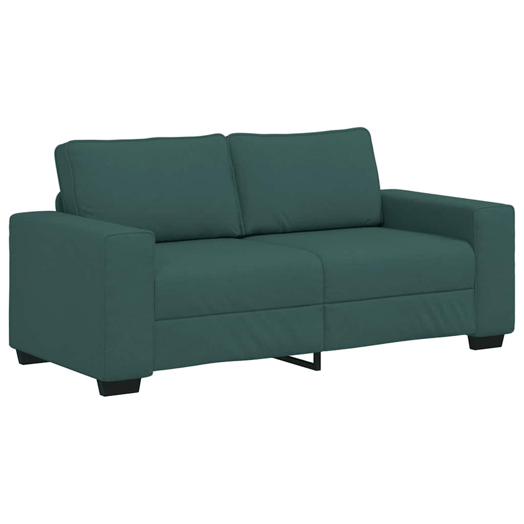 Thumbnail - vidaXL 2-Sitzer-Sofa Dunkelgrün 180x77x82 cm Stoff