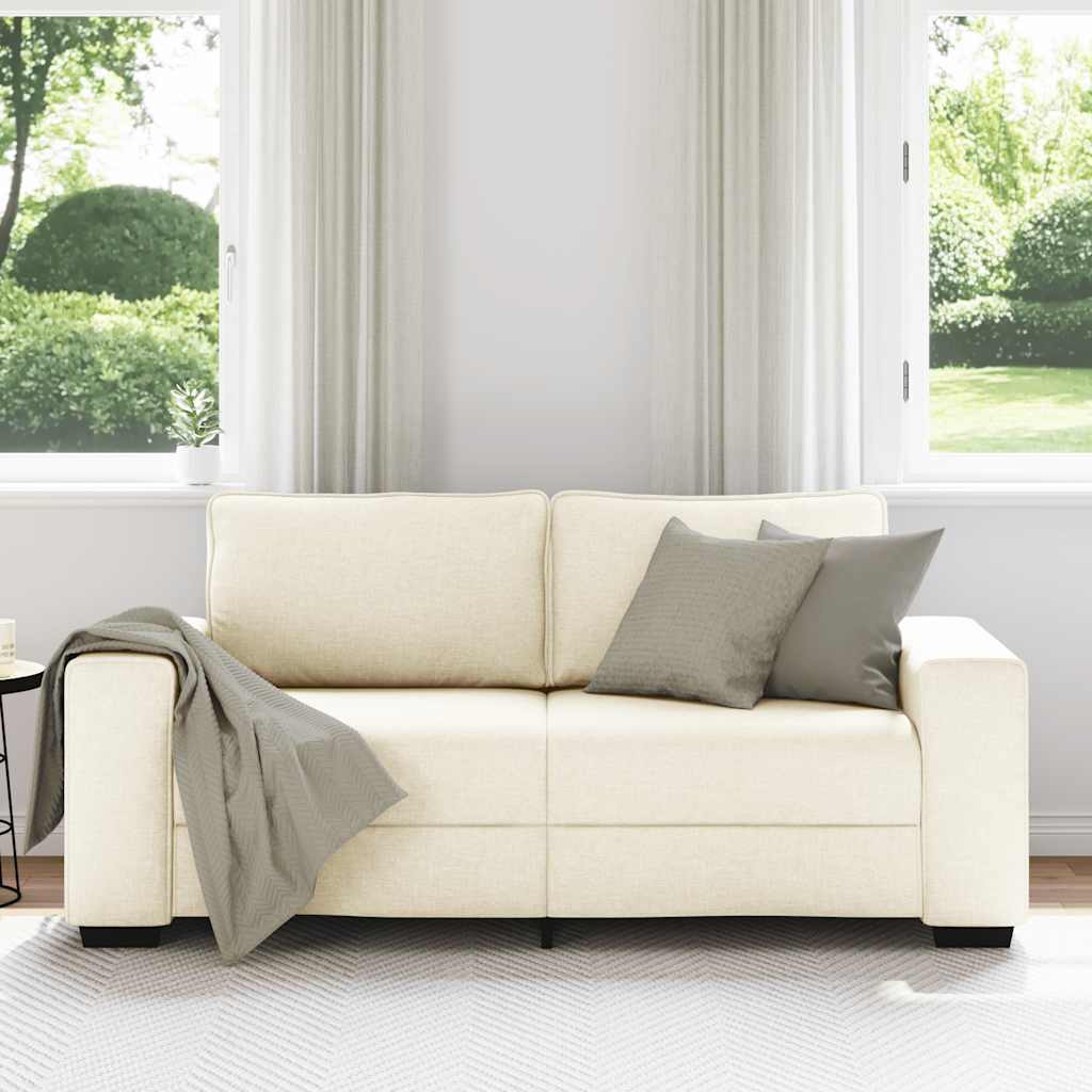 vidaXL 2-zitsbank 140 cm linnen