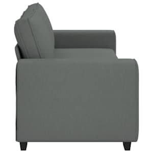 Pohovka pro 3 osoby tmavě šedá 220x77x82 cm látka - obrázek 5