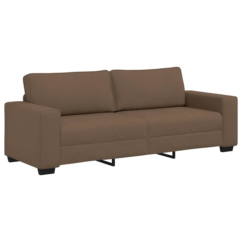 Thumbnail - vidaXL 3-Sitzer-Sofa Braun 220x77x82 cm Stoff