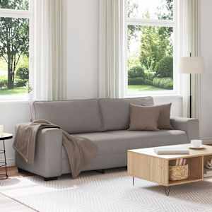 Trosed kavč taupe 220x77x82 cm blago