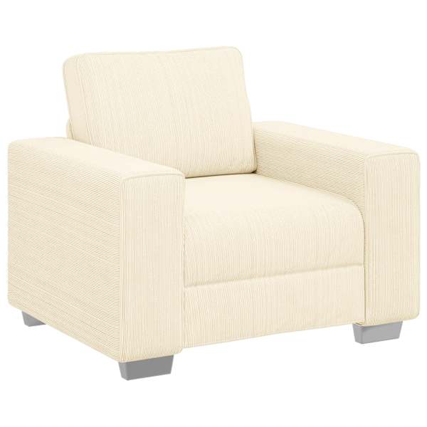 vidaXL diivanitool kreemjasvalge 100 x 77 x 82 cm velvetkangast