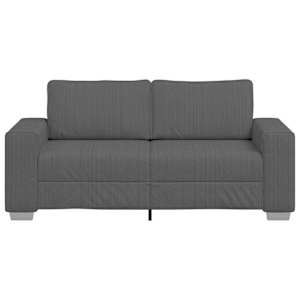 Loveseat Sofa tmavě šedé 180x77x82 cm manšestrová tkanina - obrázek 4