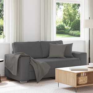 Dvosed temno siv 180x77x82 cm žametno blago
