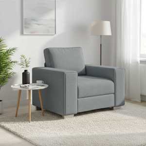 Sofa stol Svetlo siva 100 cm blago