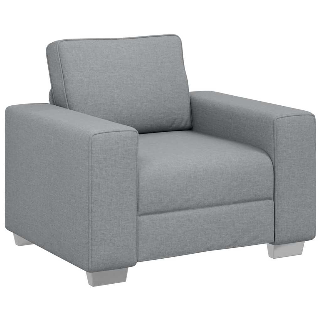  vidaXL Kanapé párnával Világosszürke 100 x 77 x 82 cm szövet akciós termékkép 1