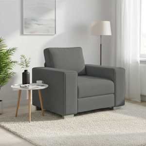 Sofa stol Temno siva 100 cm blago