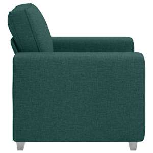 Pohovka Tmavě zelená 100 x 80 x 82 cm textil - obrázek 4
