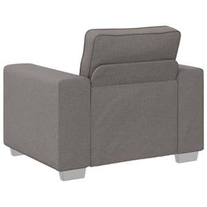 Pohovka Taupe 100 x 80 x 82 cm textil - obrázek 5