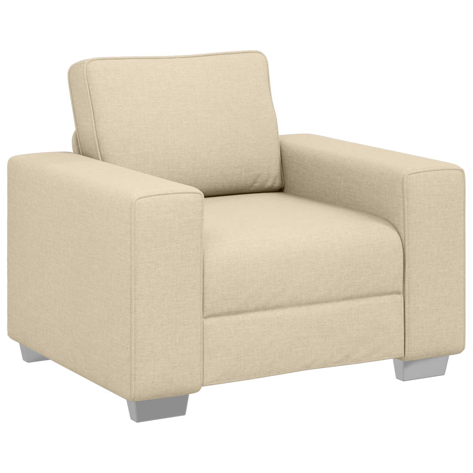 Thumbnail - vidaXL Sofa Creme 100 x 80 x 82 cm Stoff
