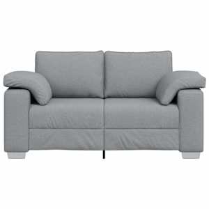 Pohovka Světle šedá 160 x 80 x 82 cm textil - obrázek 5