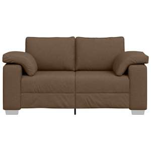 Pohovka Hnědá 160 x 80 x 82 cm textil - obrázek 5