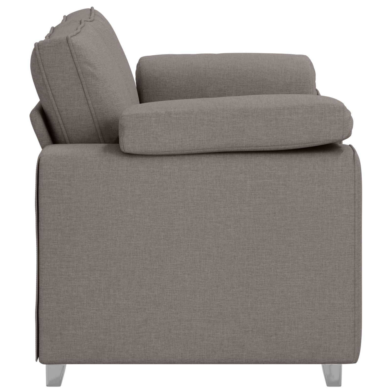 Thumbnail - vidaXL Sofa Taupe 160 x 77 x 82 cm Stoff