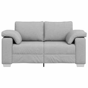 Pohovka Oblačno šedá 160 x 80 x 82 cm textil - obrázek 4