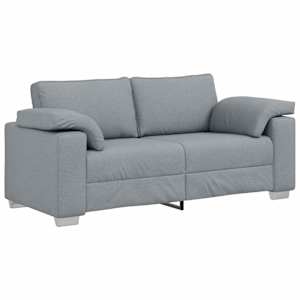 Pohovka Světle šedá 180 x 80 x 82 cm textil - obrázek 2
