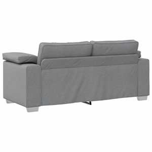 Pohovka Světle šedá 180 x 80 x 82 cm textil - obrázek 6